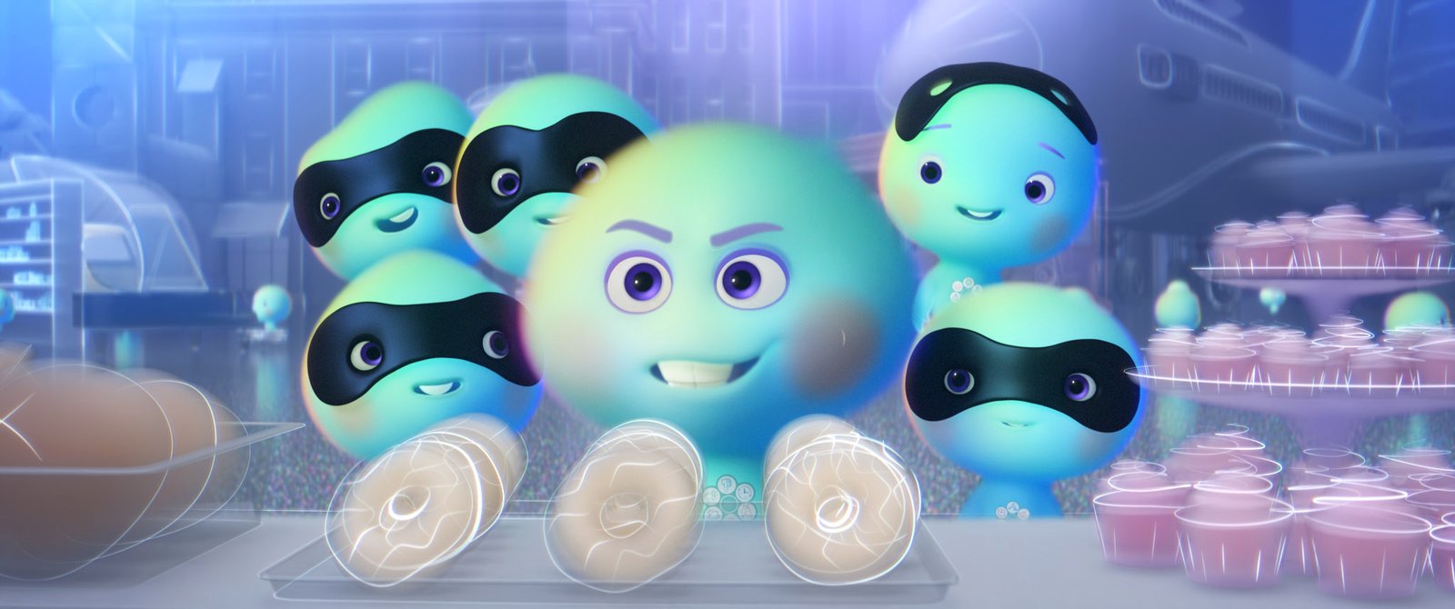 In Pixar Animation Studios’ “22 vs. Earth,” new soul 22 (voice of Tina Fey) enlists a gang of five other new souls in her rebellious refusal to go to Earth. But her cohorts’ activities lead to unexpected results. Set before the events of Disney and Pixar’s “Soul,” “22 vs. Earth” is directed by Kevin Nolting and produced by Lourdes Alba. © 2021 Disney/Pixar. All Rights Reserved.