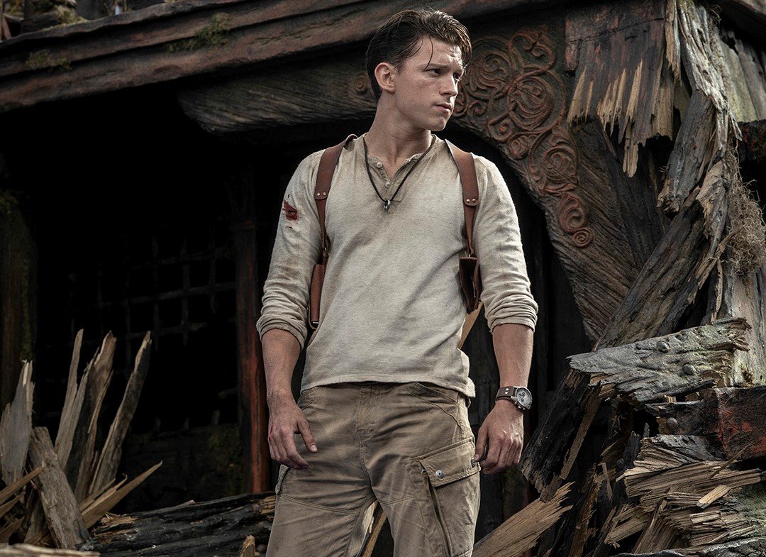 Nathan Drake (Tom Holland) in Columbia Pictures' UNCHARTED.