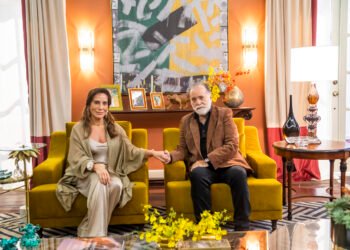 Antônio (Tony Ramos) e Irene (Gloria Pires) *** Local Caption *** Cap5 – Cena34 – Antônio (Tony Ramos) e Irene (Gloria Pires)