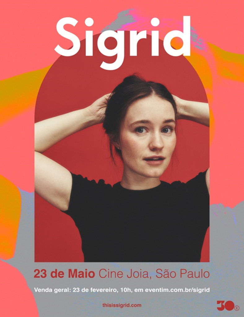 Sigrid anuncia show único em São Paulo