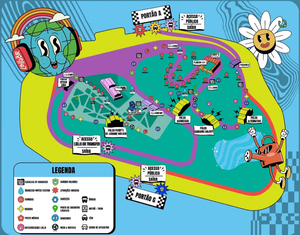 Manual de sobrevivência no Lollapalooza 2024