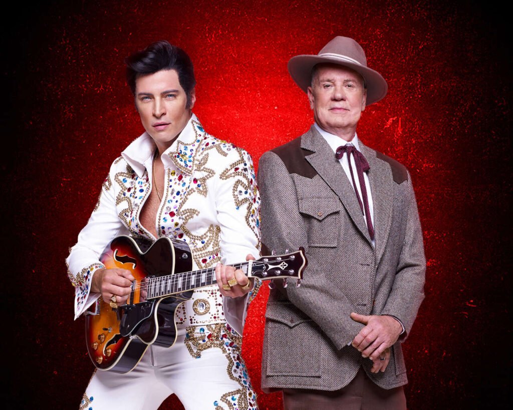 Leandro Lima e Luiz Fernando Guimarães revelam a caracterização para musical sobre Elvis