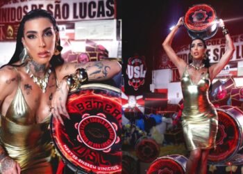 Pepita recebe posto de rainha de bateria da Unidos de São Lucas