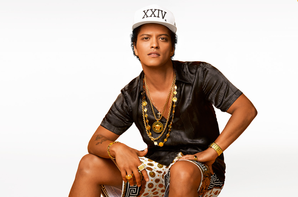 Hits de Bruno Mars que alcançaram topos de paradas