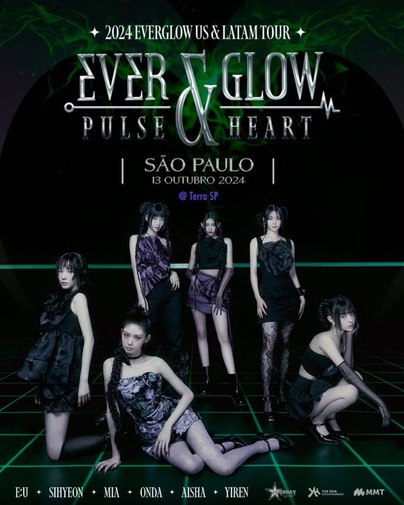 Everglow vem pela primeira vez ao Brasil em outubro