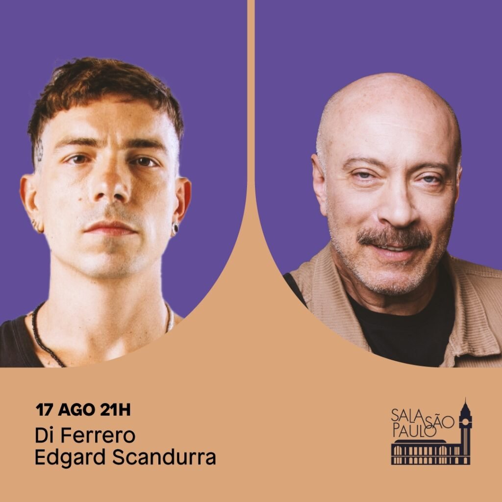 Di Ferrero e Edgard Scandurra são convidados dos Encontros Históricos na Sala São Paulo