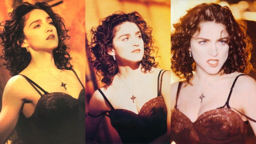 Madonna no clipe de Like a Prayer