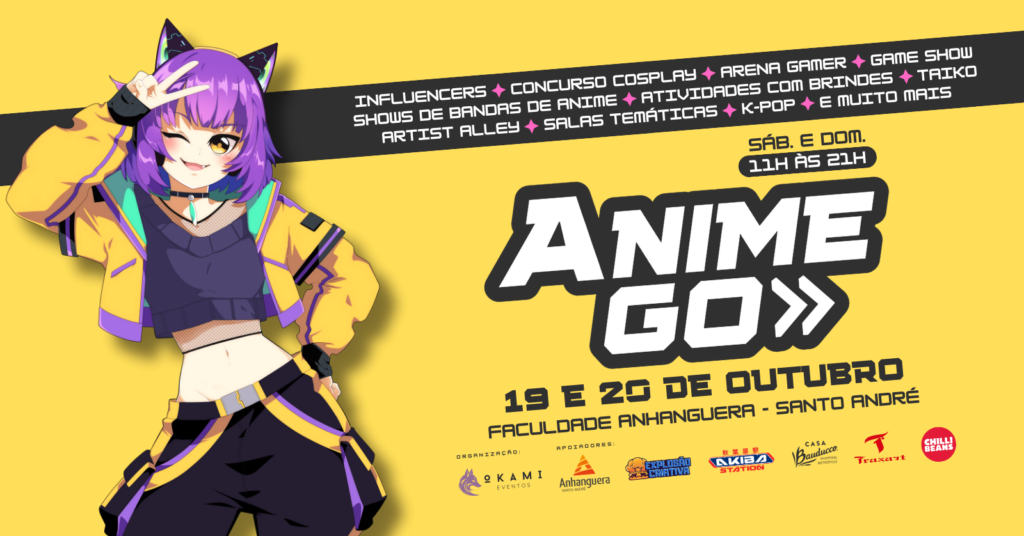 Anime GO traz imersão na cultura pop com atrações exclusivas e cosplay