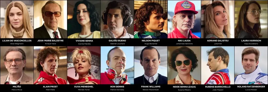 Netflix divulga fotos e pôster inéditos dos personagens de "Senna"