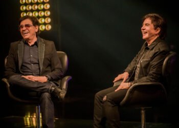 Chitãozinho e Xororó para o documentário "Uma História de Sucesso" da Globoplay