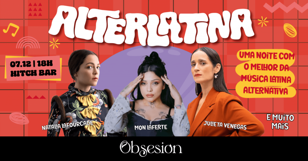 Festa Obsesión inaugura o selo Alterlatina e celebra vários gêneros musicais latinos