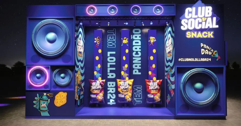 Club Social: o snack oficial do Lollapalooza 2025 | Foto: Reprodução/Campanha de 2024