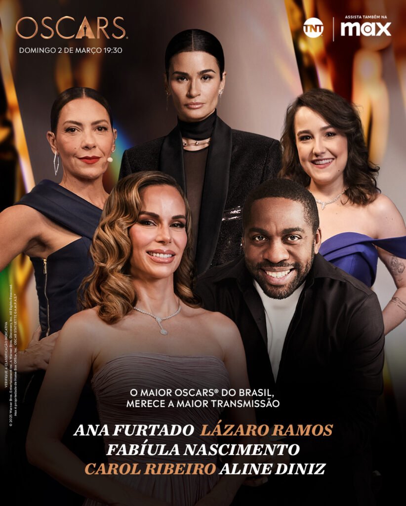 Max e TNT definem convidados para transmissão do Oscar 2025 no Brasil; confira