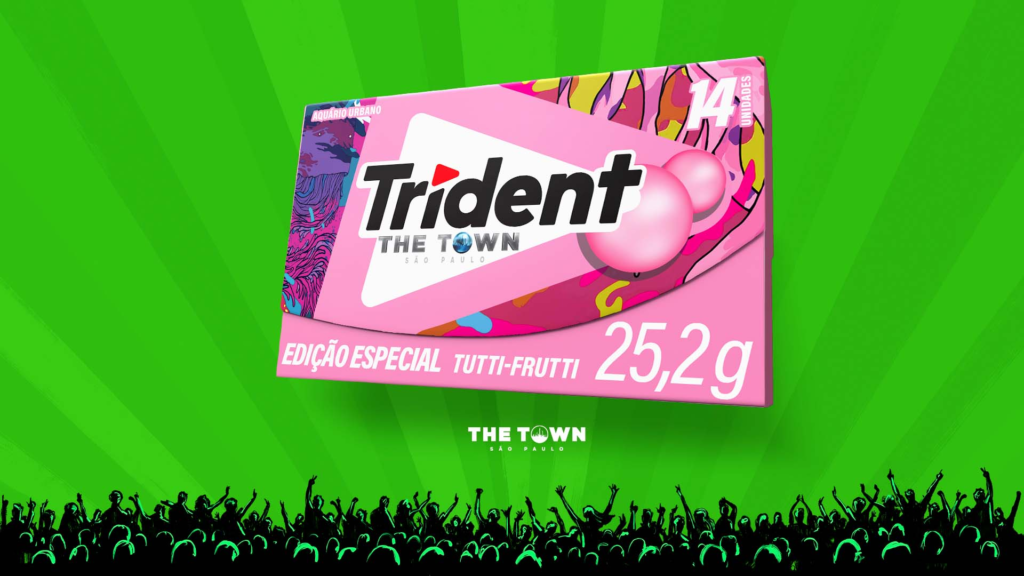 Trident eleva a experiência dos grandes eventos ao unir sabor e música de forma única