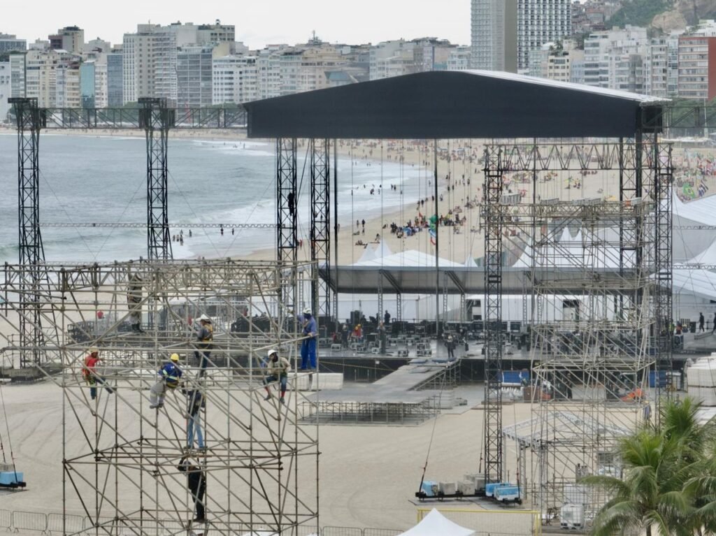 Palco de Lady Gaga no RJ terá LED com mais de 800m2 | Foto: GS Soluções e Imagens