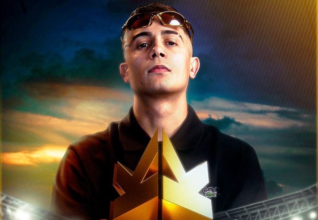 MC Hariel é destaque no show de intervalo da final da Kings League Brasil