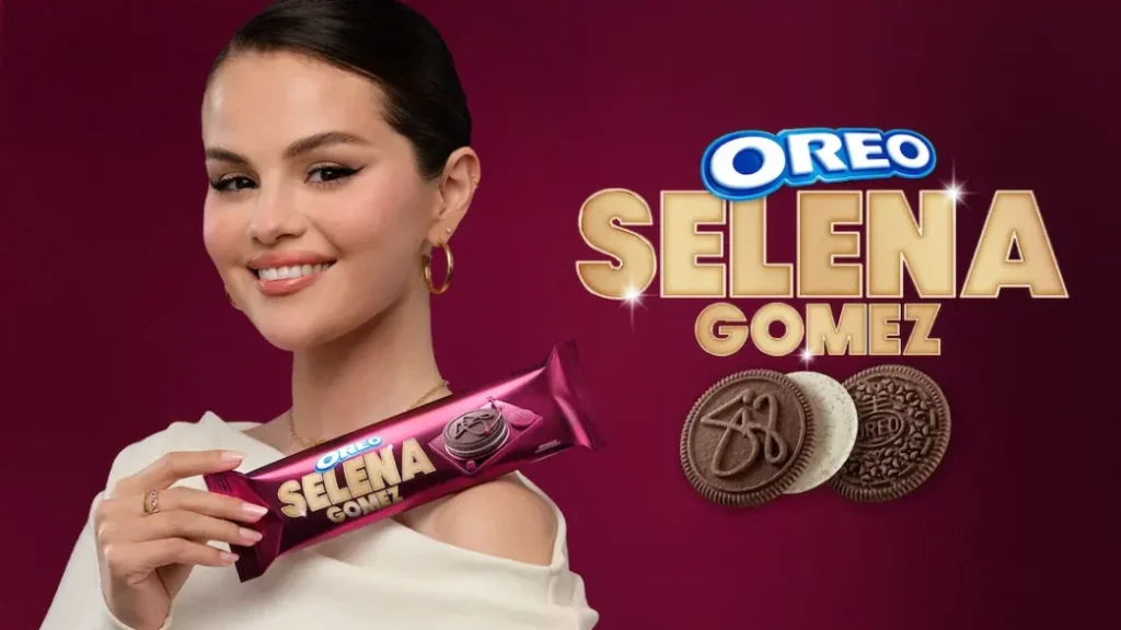 Collab entre Oreo e Selena Gomez traz biscoito interativo e prêmios instantâneos