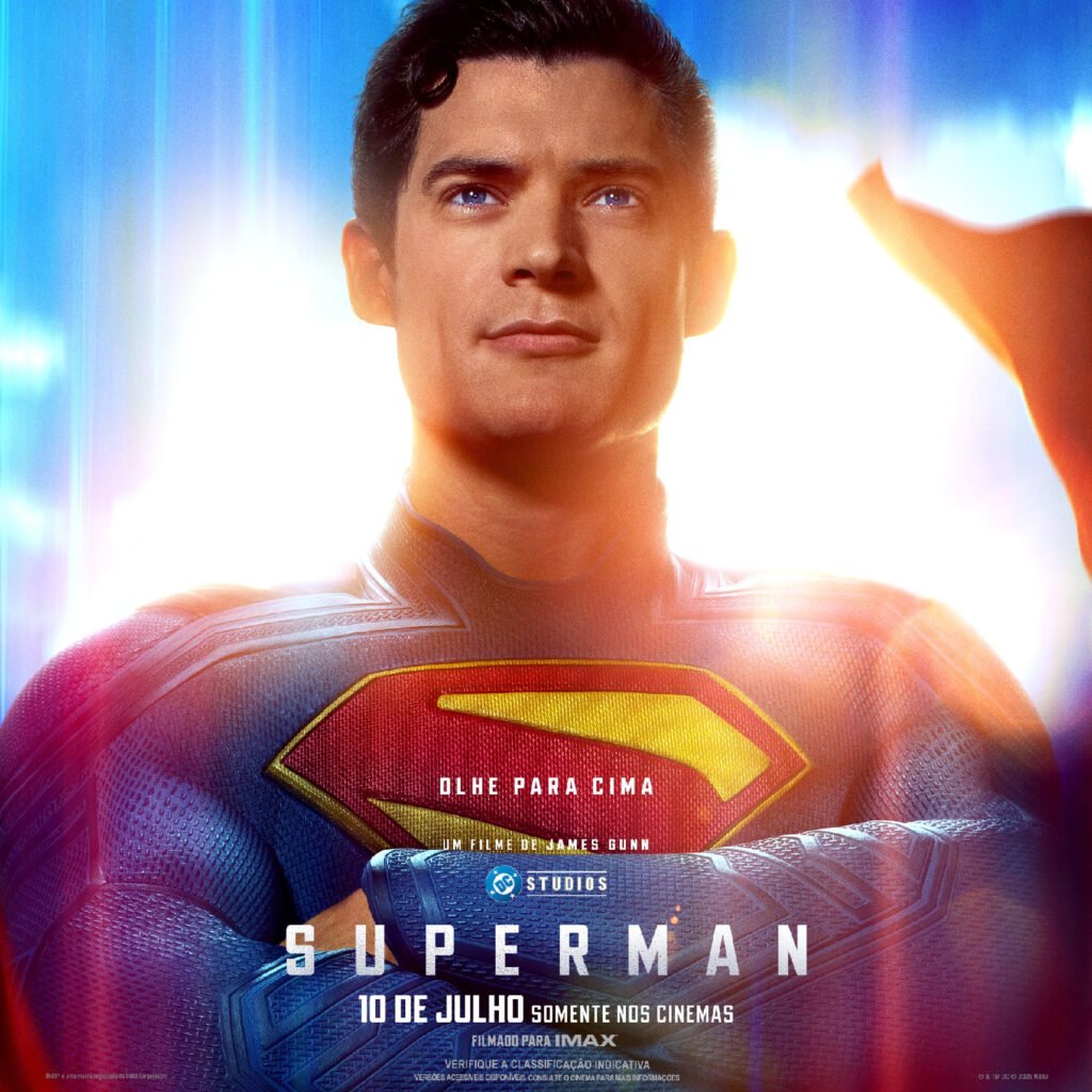 Confira o novo pôster de “Superman”, filme dirigido por James Gunn
