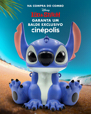 Cinépolis lança balde de pipoca exclusivo de Lilo & Stitch