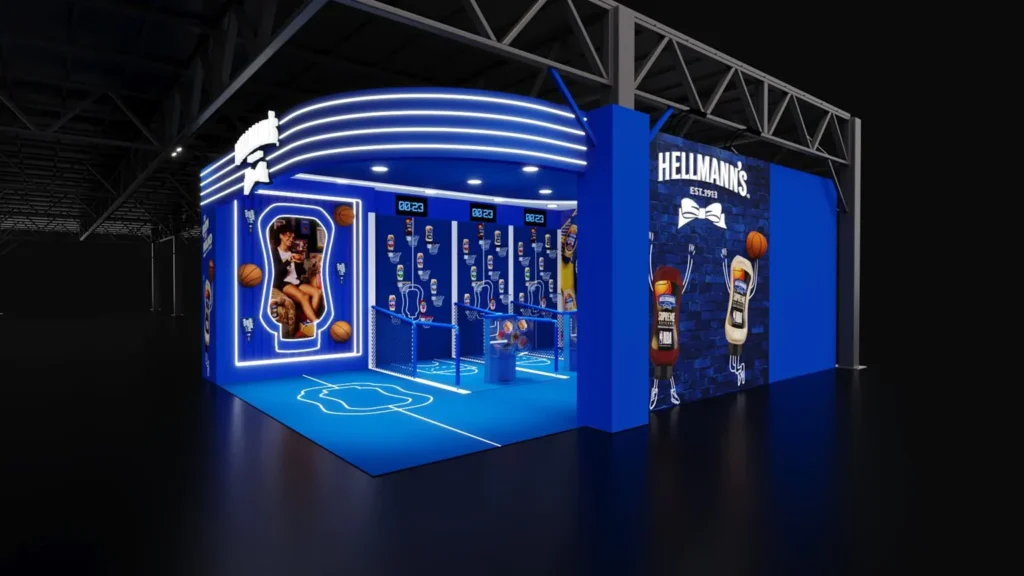 Desafio, sabor e torcida: Hellmann’s marca presença na NBA House em SP