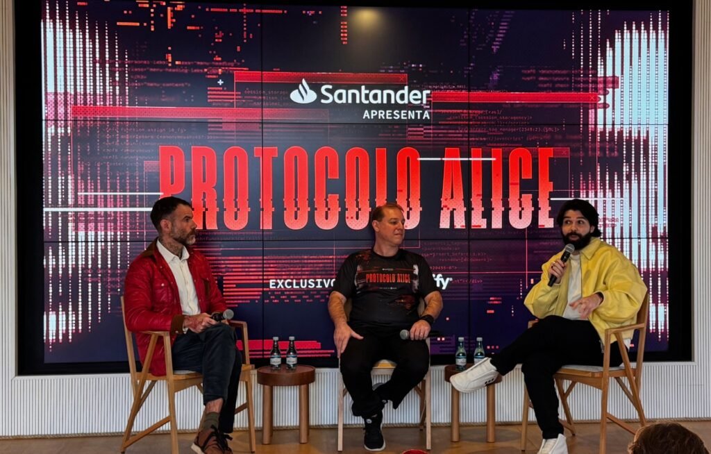 Santander lança no Brasil o podcast “Protocolo Alice” sobre crimes cibernéticos

