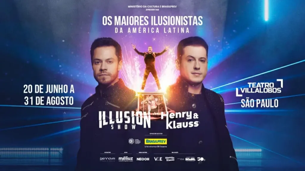 Henry e Klauss apresentam novo espetáculo em São Paulo