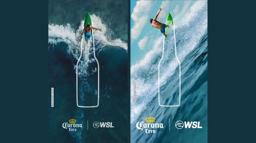 Com vitamina D e zero álcool, Corona Cero brilha na Maratona do Rio e no surfe