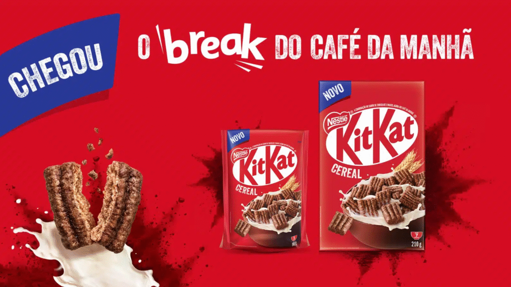 KitKat Cereal leva vídeos do TikTok às salas Cinemark em campanha inédita