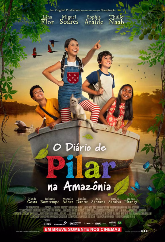 Veja o pôster do live-action de “O Diário de Pilar na Amazônia”