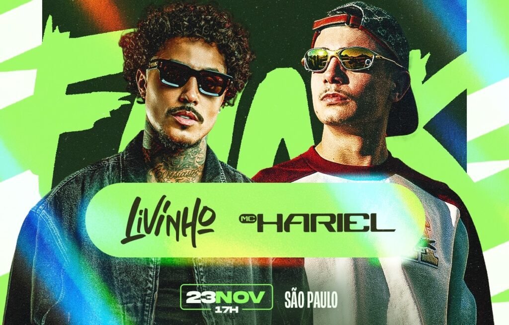 MC Livinho e MC Hariel chegam ao palco da Suhai Music Hall em novembro