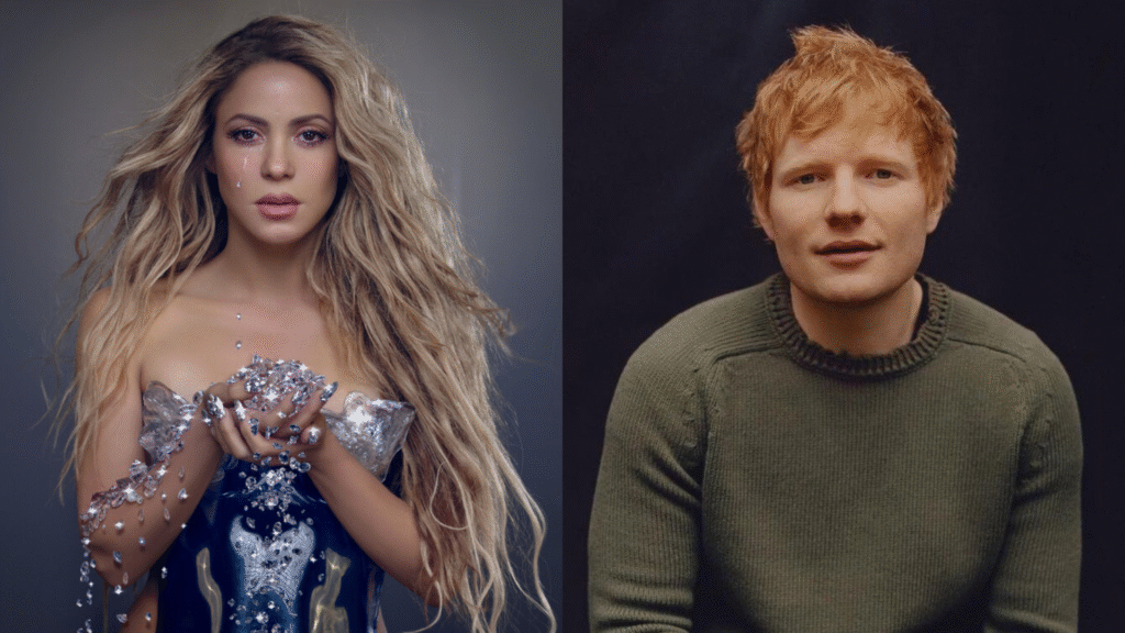 Shakira e Ed Sheeran colaboram em nova música para "Zootopia 2"