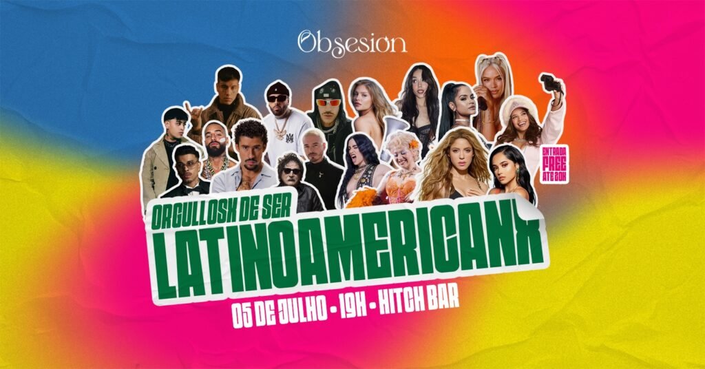 Festa Obsesión apresenta a nova edição “Orgullosx de ser Latinoamericanx” em São Paulo