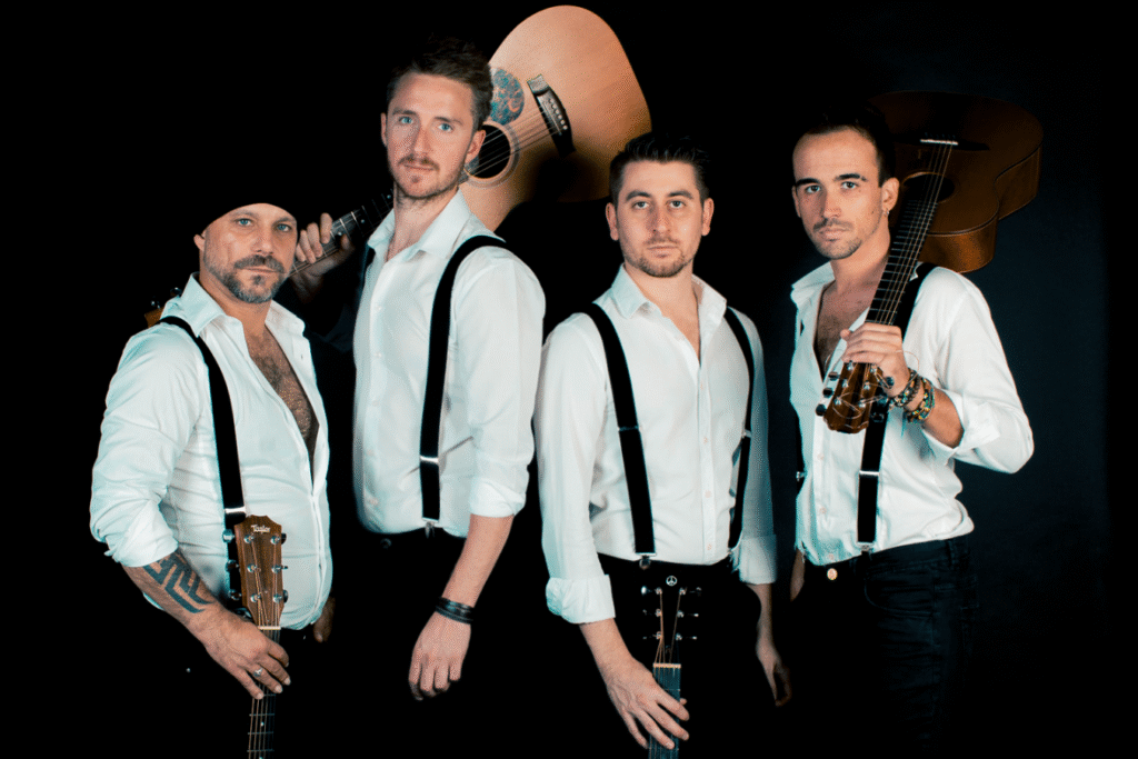 Quarteto italiano 40 Fingers vem ao Brasil pela primeira vez