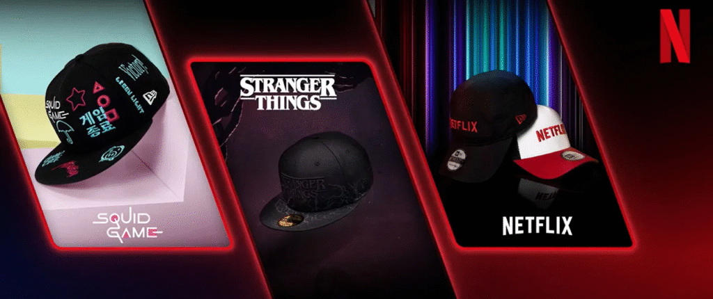New Era lança coleção com Netflix e transforma séries em peças de streetwear