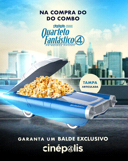 Cinépolis lança balde do Fantasticar de "Quarteto Fantástico"