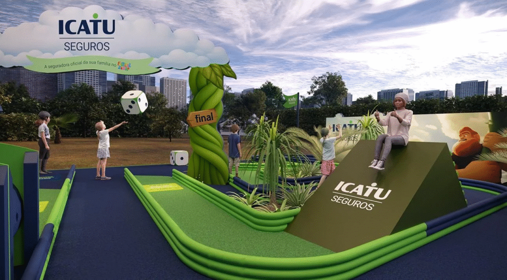 Icatu Seguros leva jogo de tabuleiro ao Festivalzinho para promover proteção em família