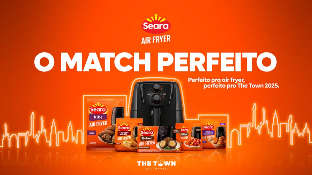 Com air fryer gigante, Seara leva gastronomia e diversão ao The Town 2025
