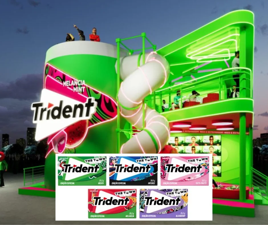 Trident lança edições limitadas inspiradas em gêneros musicais no The Town 2025