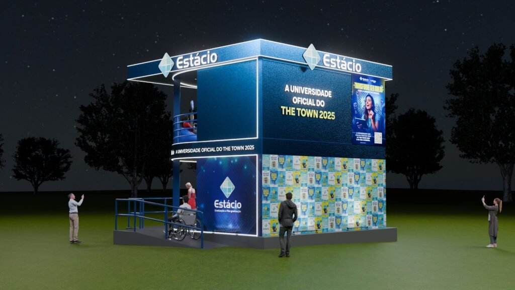 Estácio leva alunos para ‘estágio’ no The Town 2025