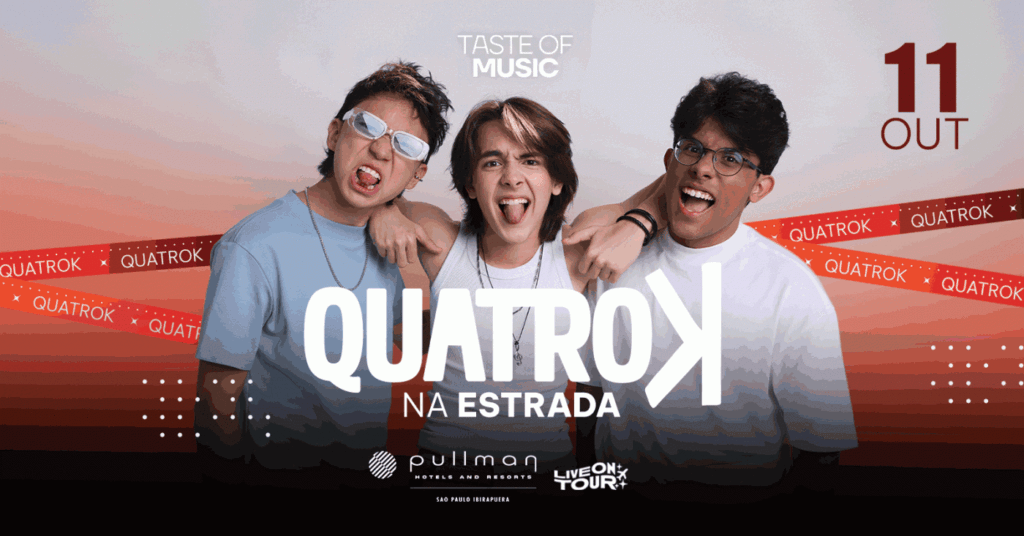 QuatroK anuncia show da nova turnê em SP
