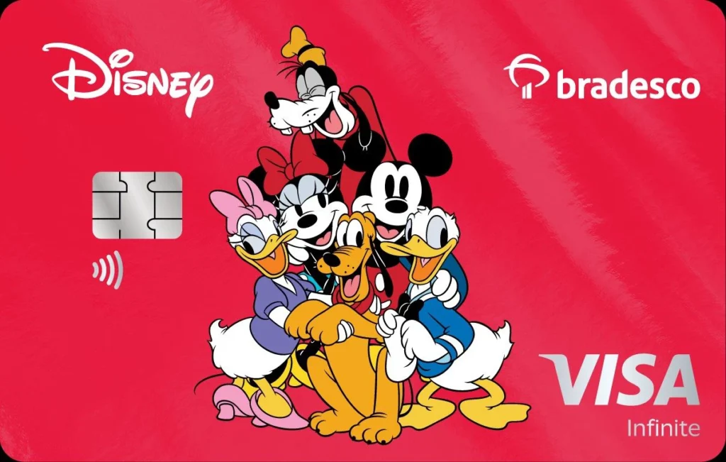 Bradesco lança cartão de crédito Disney e plataforma exclusiva para viagens ao Walt Disney World Resort