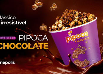 A Cinépolis decidiu elevar o jogo da bomboniere e acaba de anunciar a chegada de um novo sabor de pipoca doce em todos os complexos do Brasil: pipoca de chocolate.