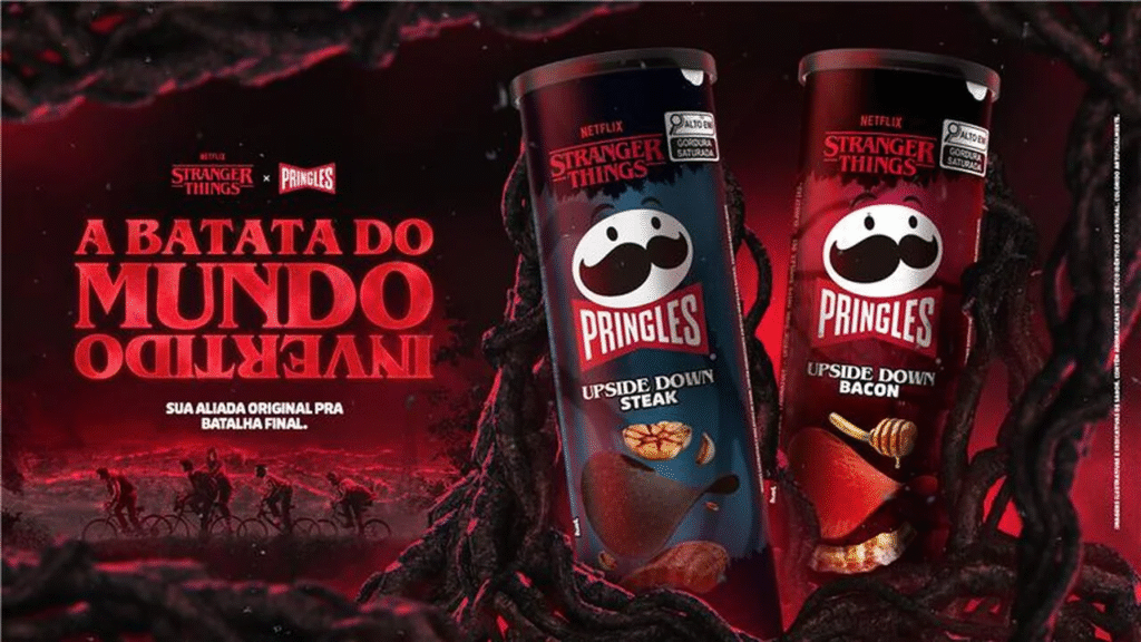 “Stranger Things” ganha edição especial de Pringles com embalagens colecionáveis e novos sabores
