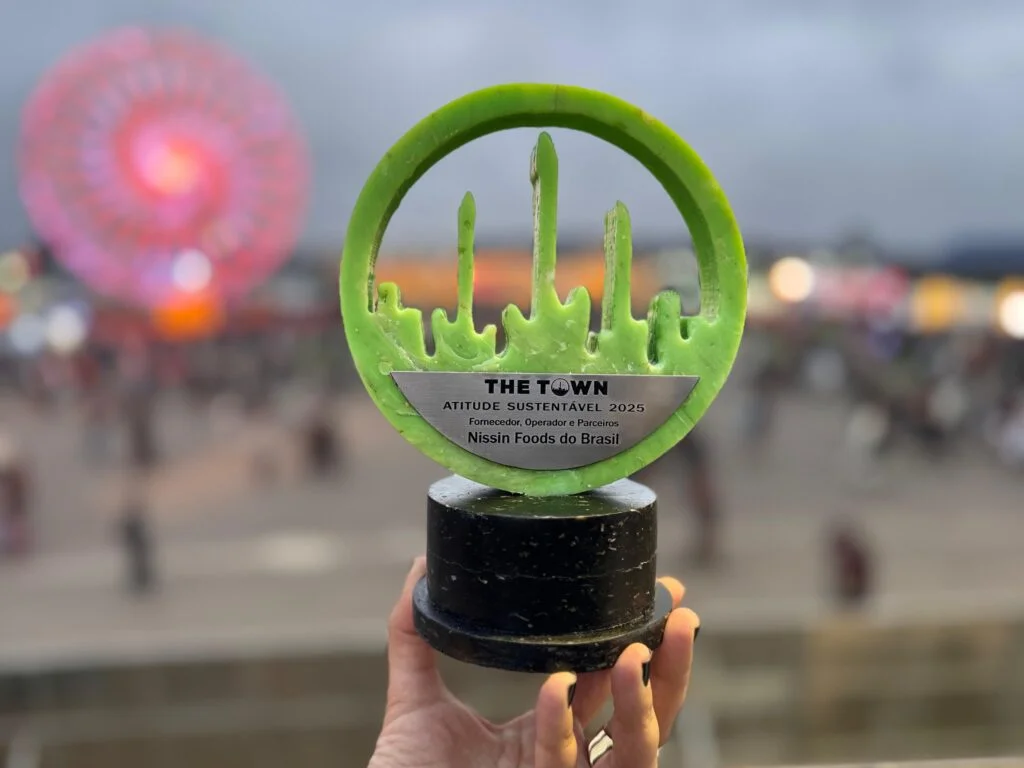 Nissin recebe prêmio de atitude sustentável no The Town 2025