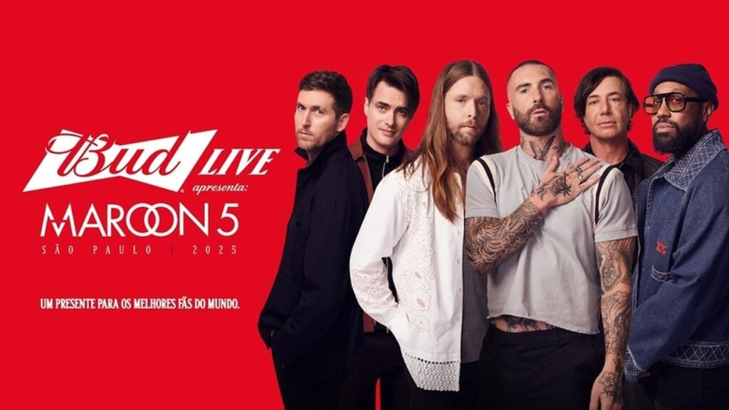 Bud Live chega ao país com o Maroon 5 em espetáculo reservado para 3 mil fãs