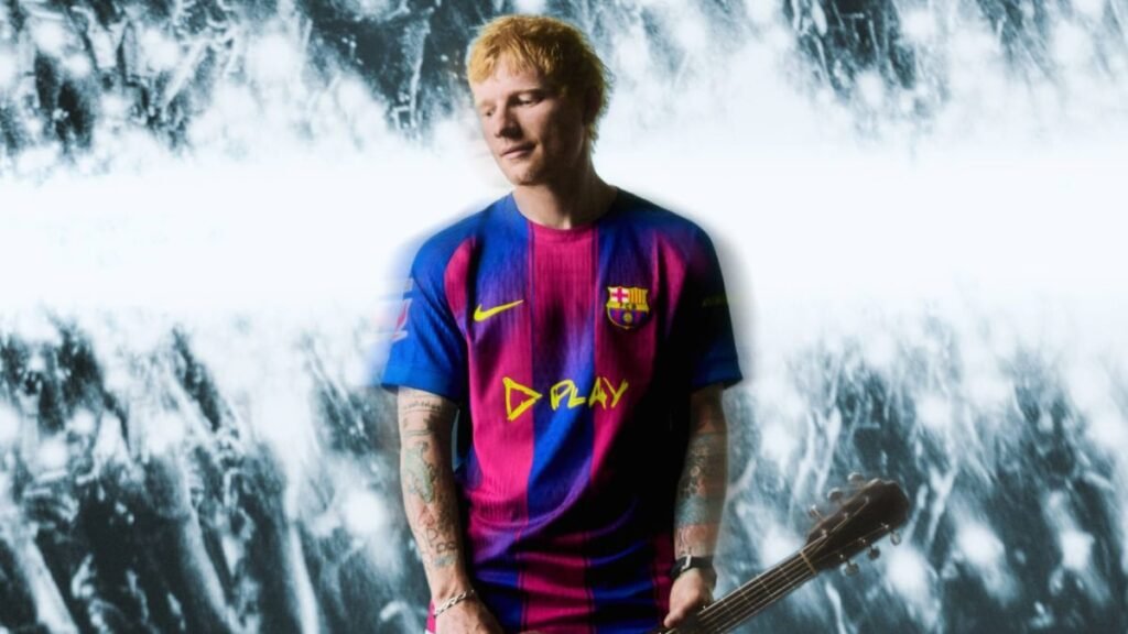 Barcelona e Spotify anunciam colaboração com Ed Sheeran no El Clásico