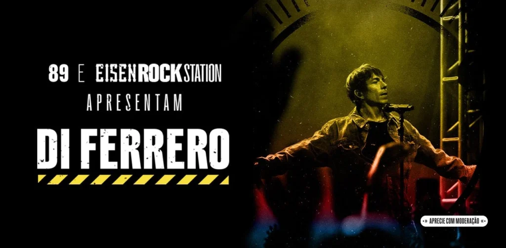 Eisenbahn reforça conexão com o rock em show gratuito de Di Ferrero em São Paulo