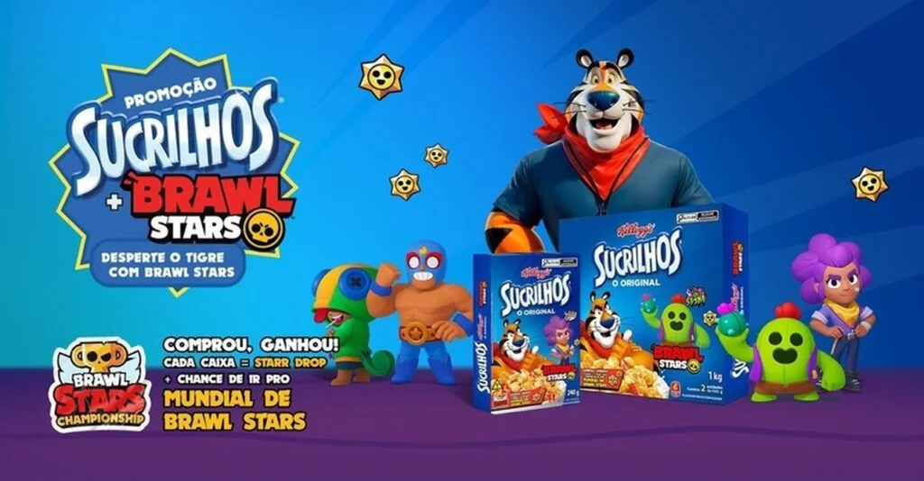 Sucrilhos e Brawl Stars anunciam parceria inédita com experiências e prêmios exclusivos
