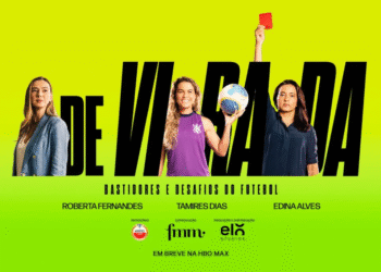 O documentário “De Virada – Bastidores e desafios do futebol” estreia no dia 7 de outubro na HBO Max, destacando as histórias de mulheres que atuam em posições de liderança no futebol brasileiro, dentro e fora de campo.