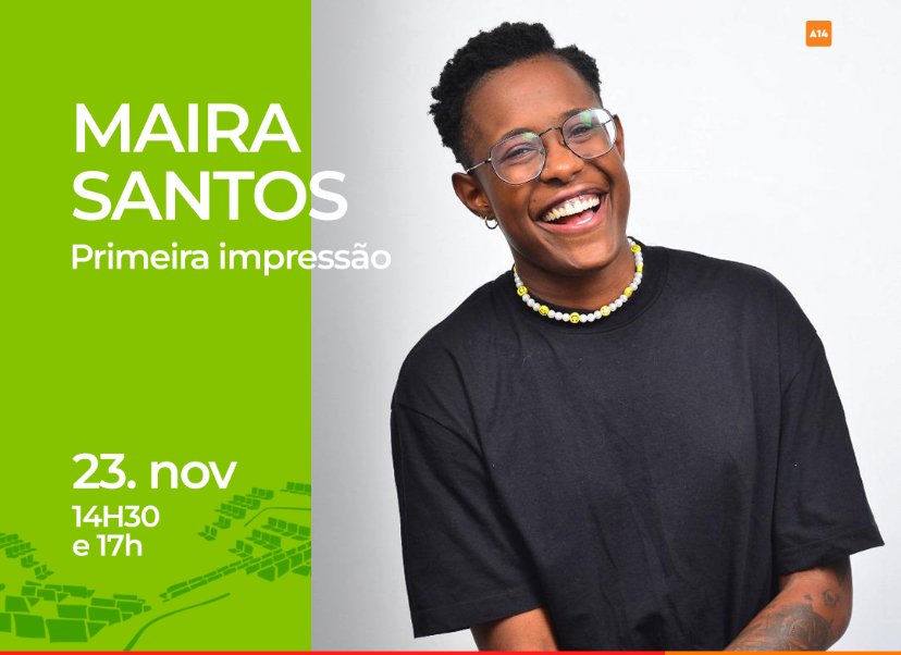 Comediante moçambicana Maira Santos leva seu stand up à Arena B3